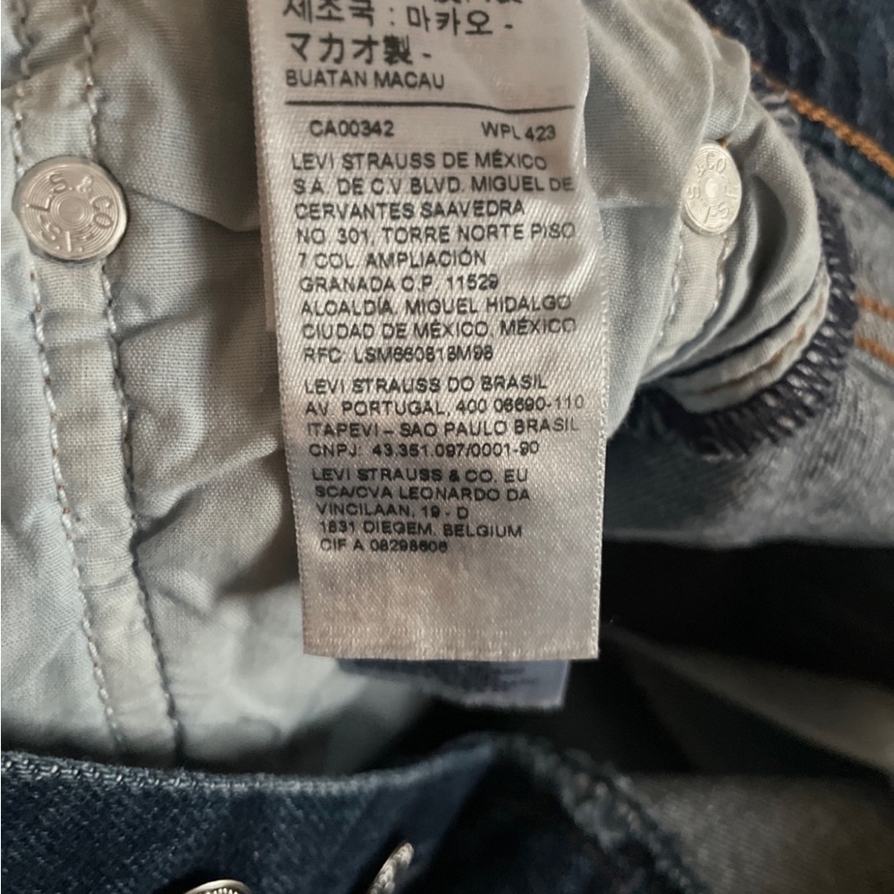❌Sold❌Levis ribcage ultra high rise straight ankle jean size 26 - Picture 9 of 11